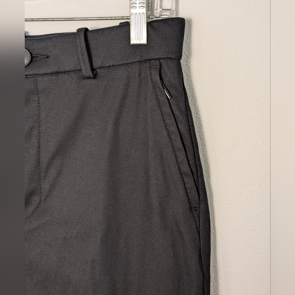 Spanx Women's Stretch Smooth Twill Slim Straight Trouser Pants Black Medium New - Picture 15 of 16